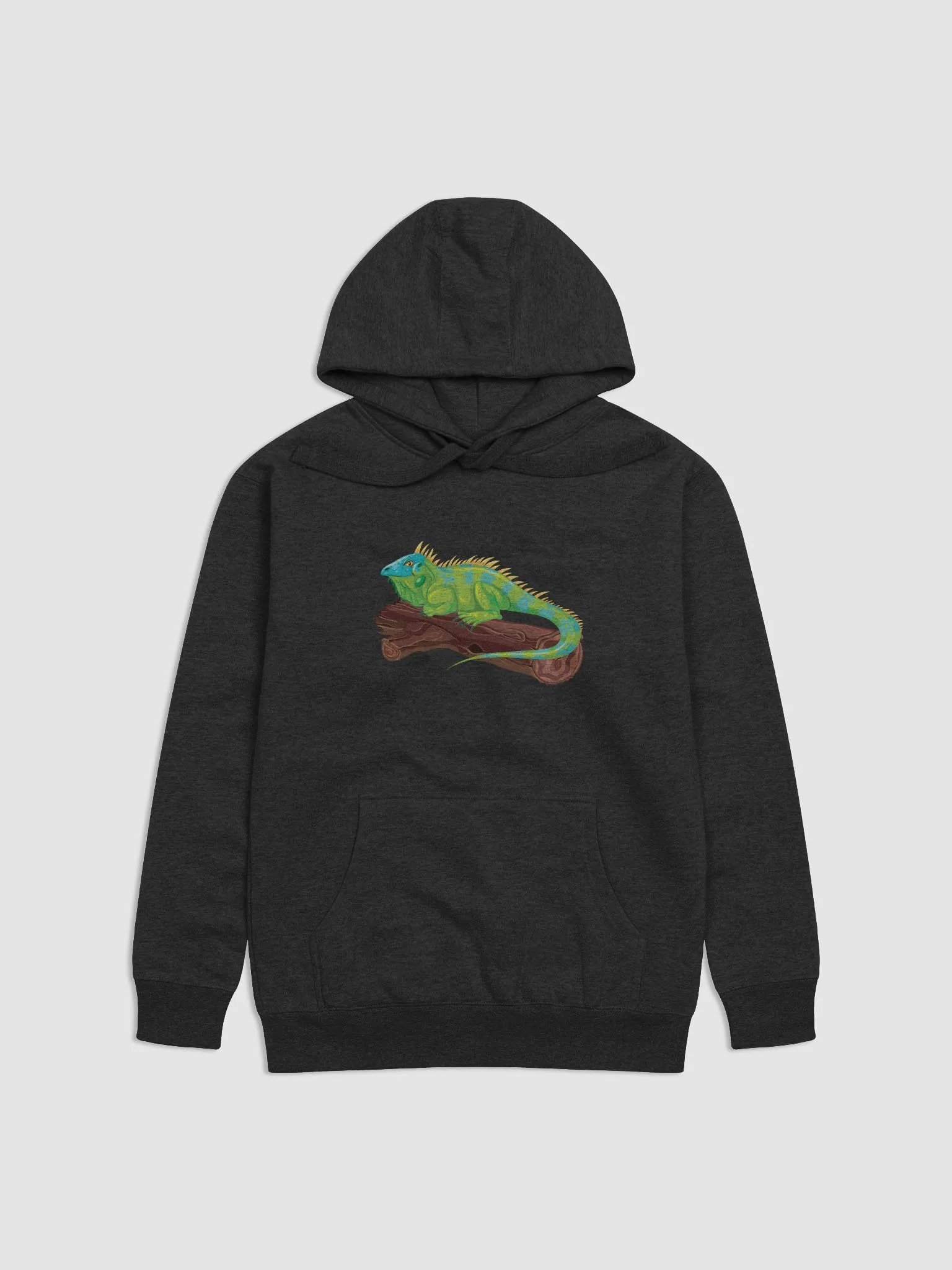Vibrant Iguana Resting Premium Hoodie product image (1)