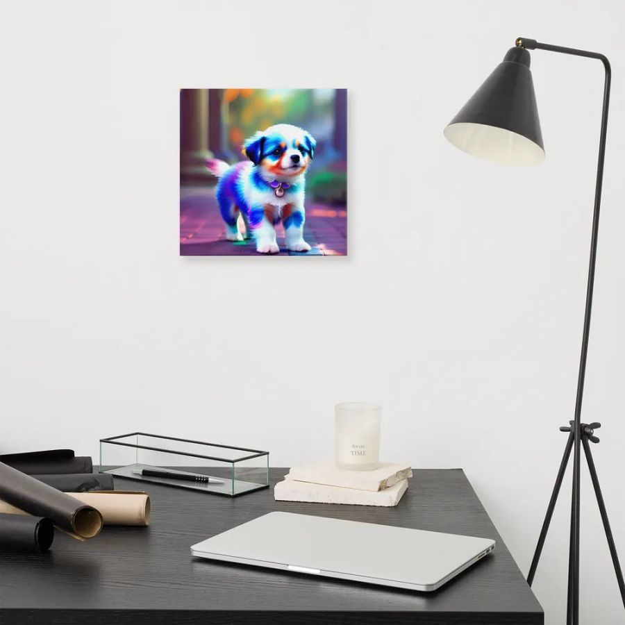 Cute Dog Digital Painting - v17 product image (11)