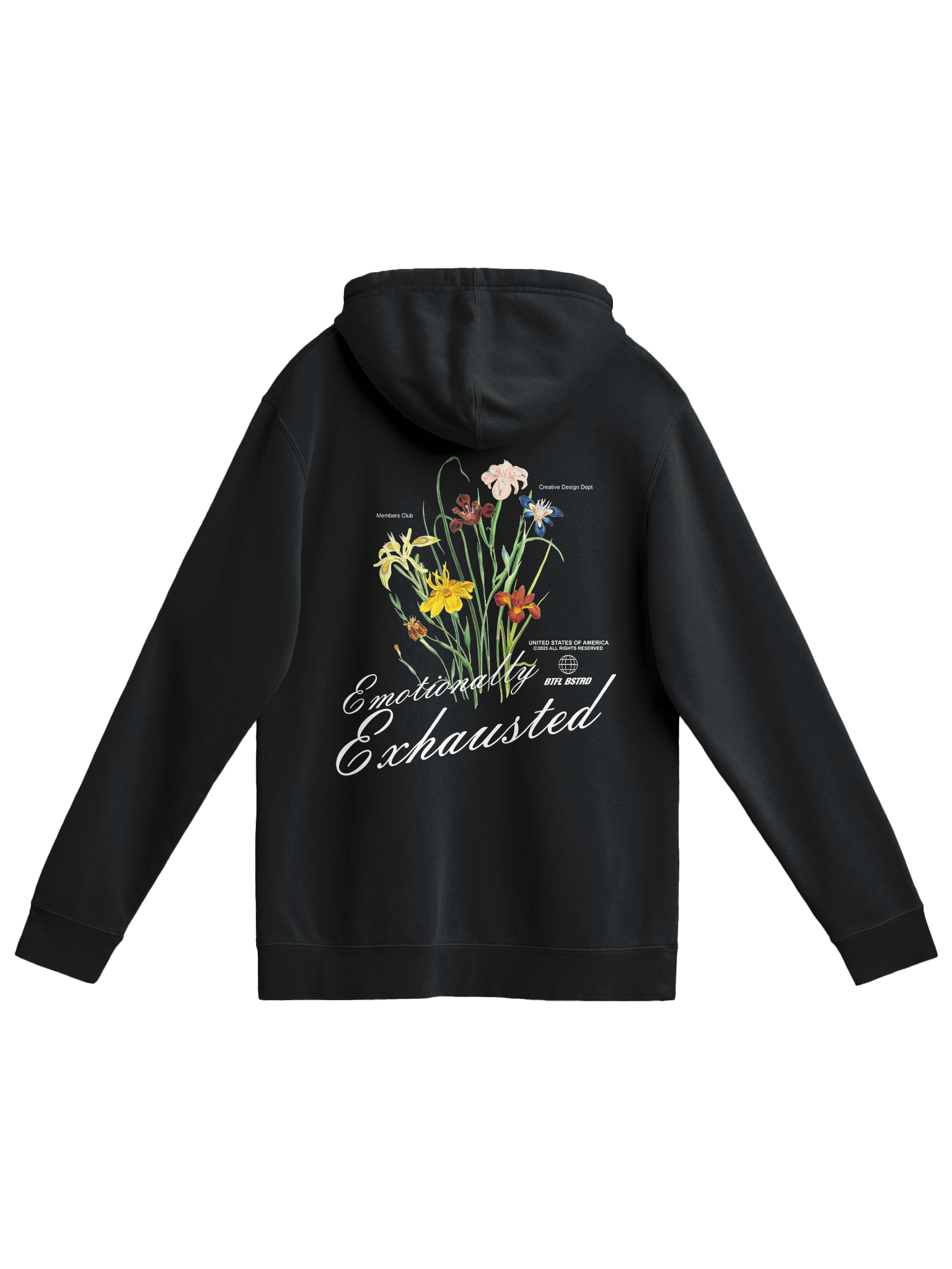 Emotionally Exhausted Floral - BB28 Hoodie product image (1)