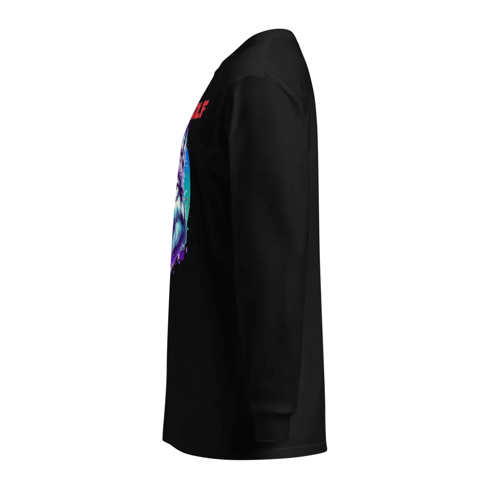 Pap Pap Vibrant Wolf Spirit Long Sleeve Shirt product image (10)