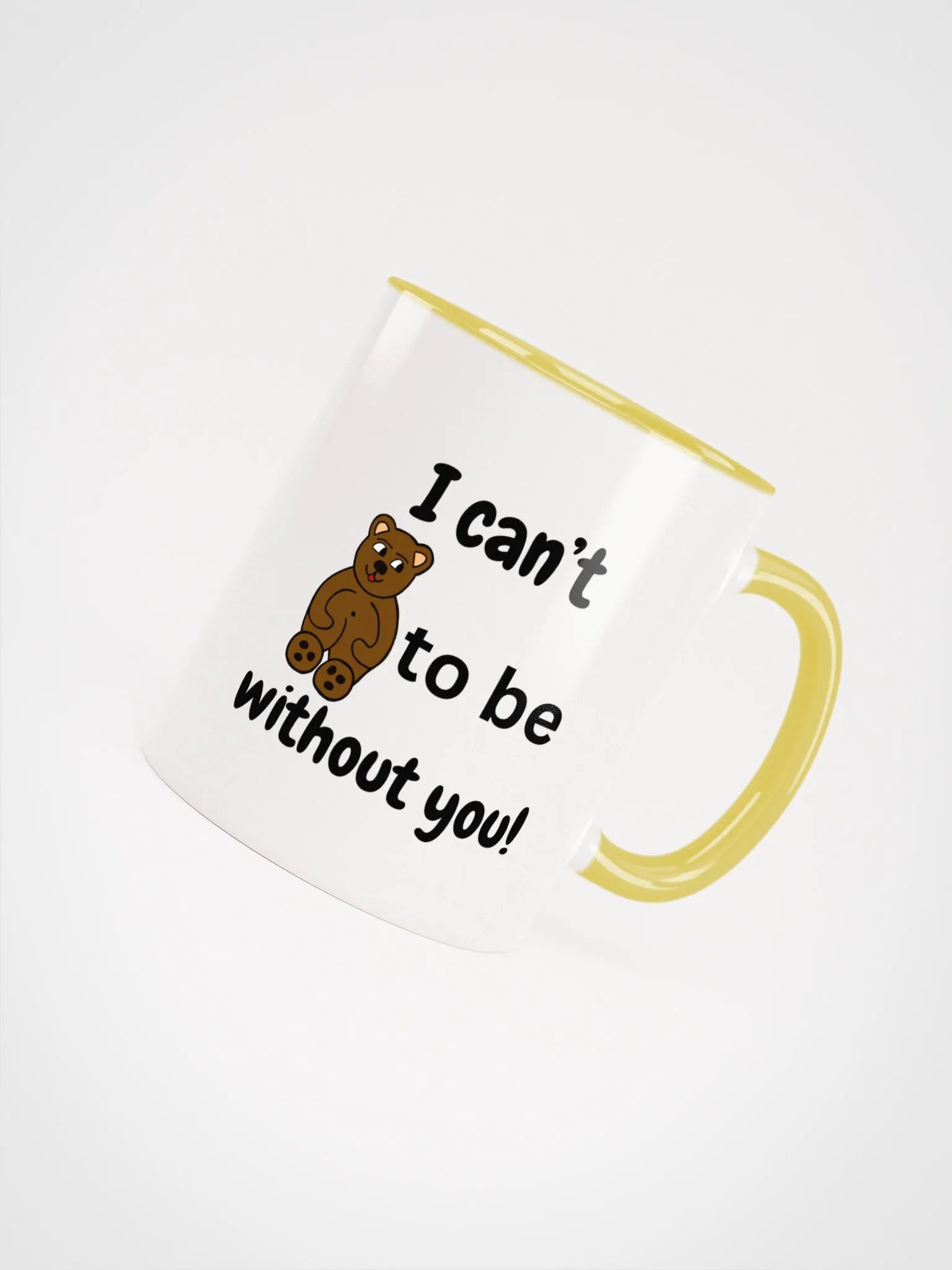 I Can't Bear to Be Without You Cartoon Character Lovers Mug product image (4)