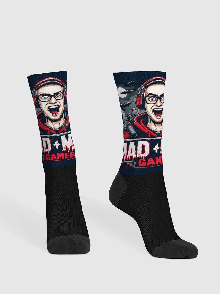 Intense Gamer Vibes Crew Socks product image (2)