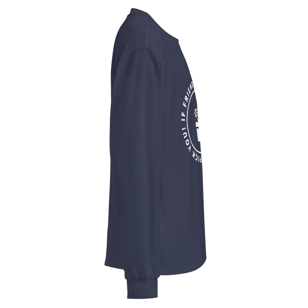 Unisex Premium Heavyweight Long Sleeve If Friends Were Flowers product image (3)