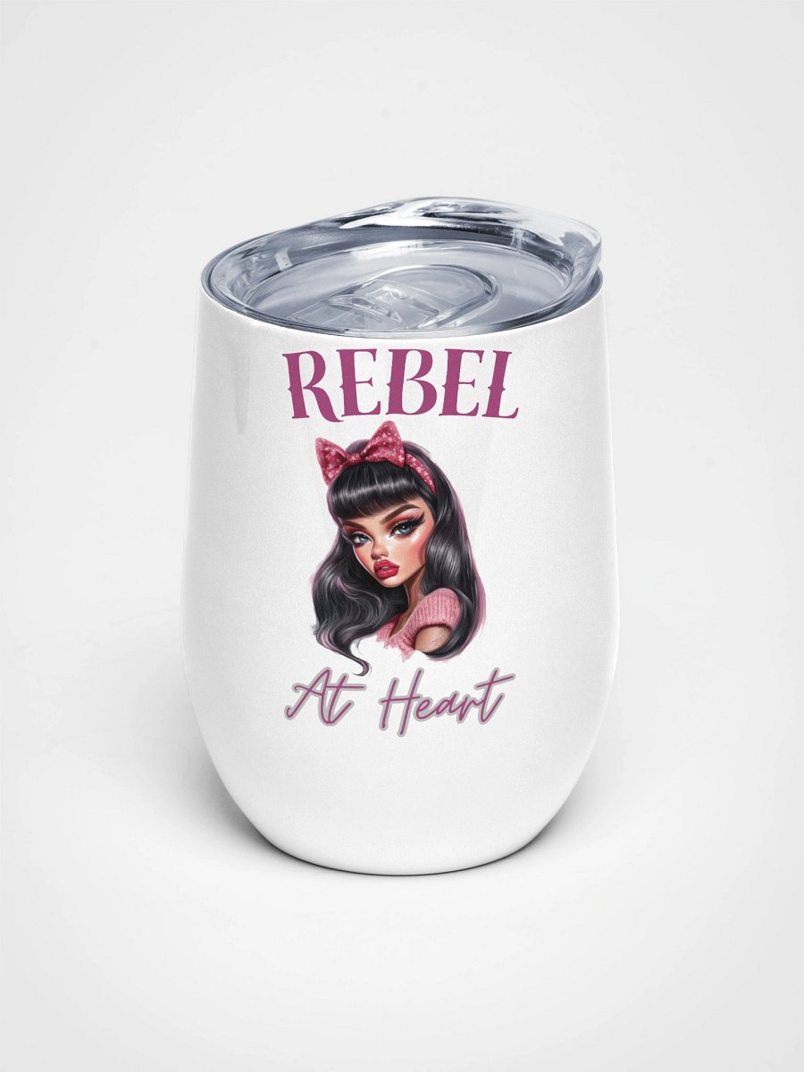 Rebel at Heart Wine Tumbler product image (1)