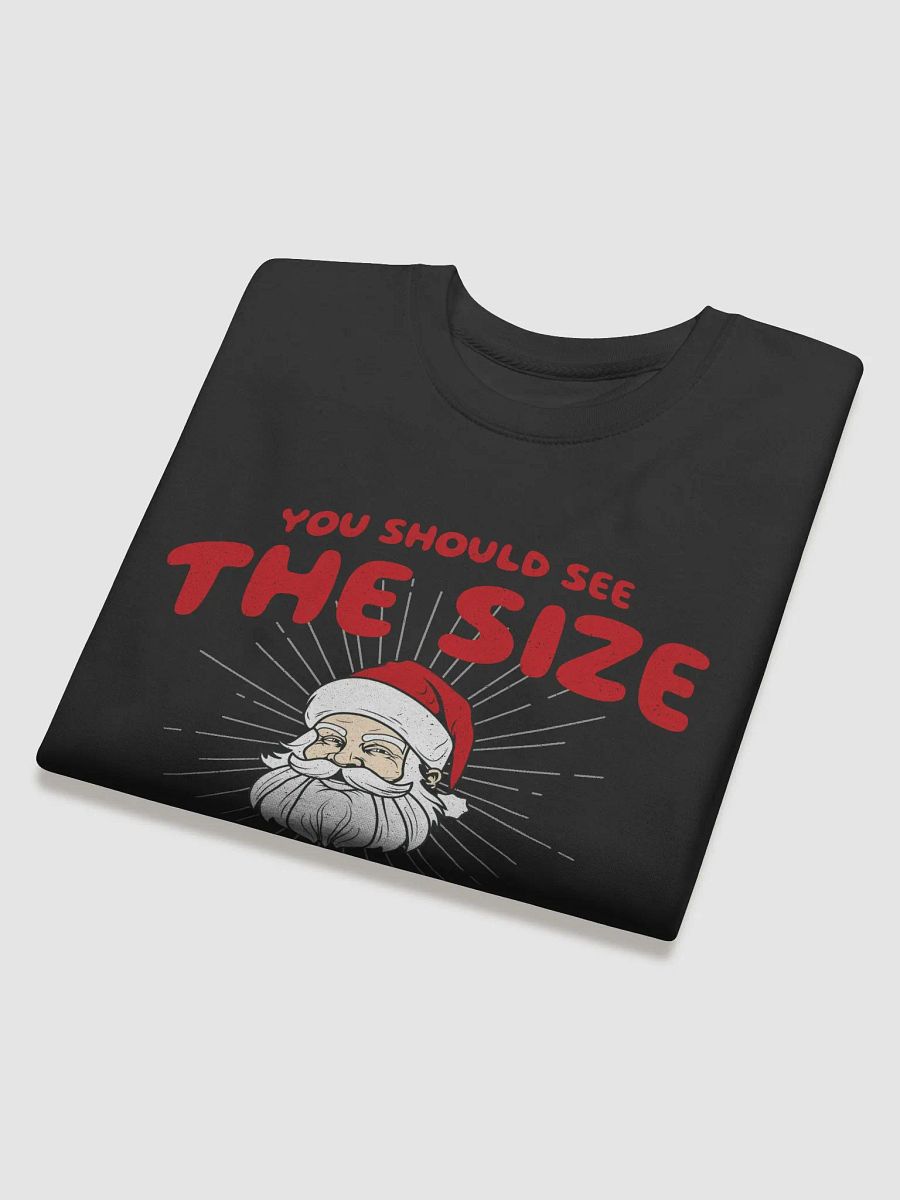 You Should See The Size of My Sack Funny Christmas Santa Sweatshirt product image (26)