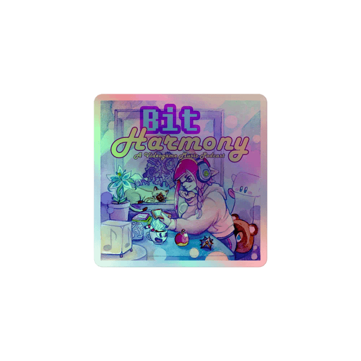 Bit Harmony Holographic Sticker product image (1)