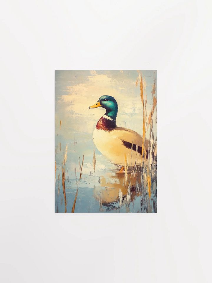 Rustic Farmhouse Duck - Serene Country Wildlife Art product image (2)