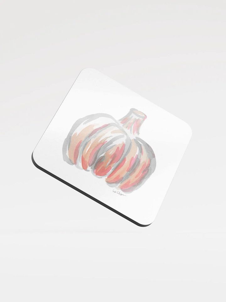 Watercolor Pumpkin Glossed Cork Coaster 2 product image (1)