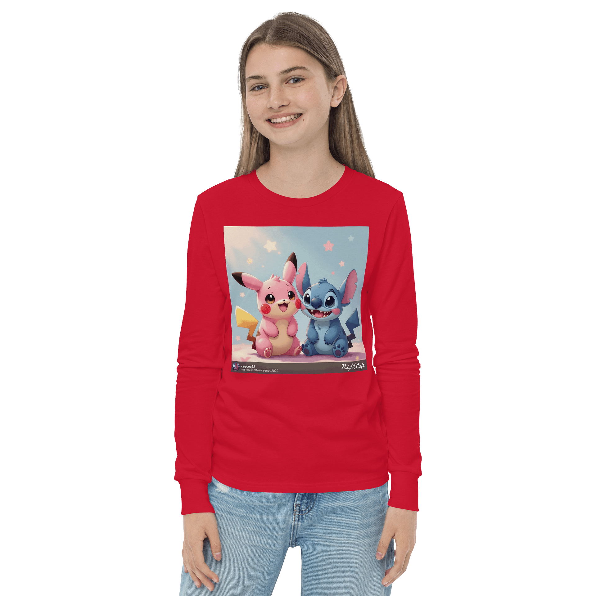 Dreamy Creatures Youth Long Sleeve T-Shirt product image (2)