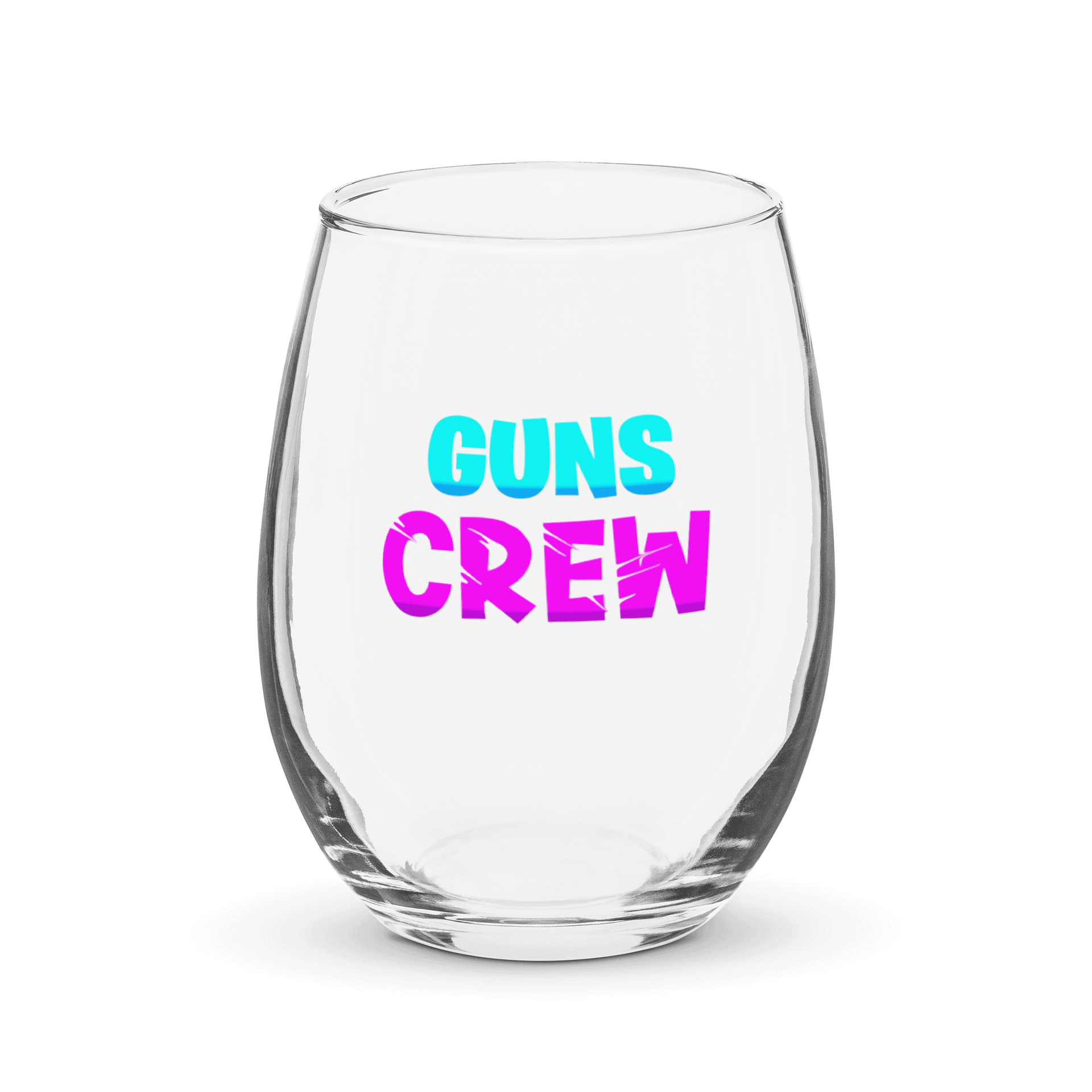 GunsCrew Stemless Wine Glass product image (1)