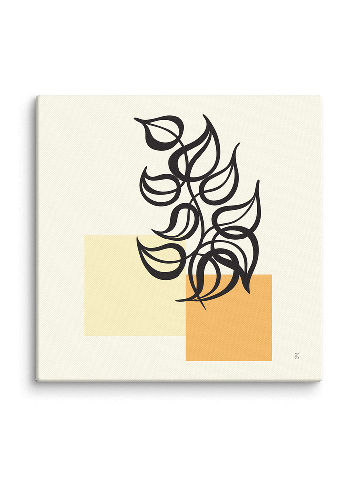 Organic Lines Canvas Print - Abstract Image No. 2 product image (2)