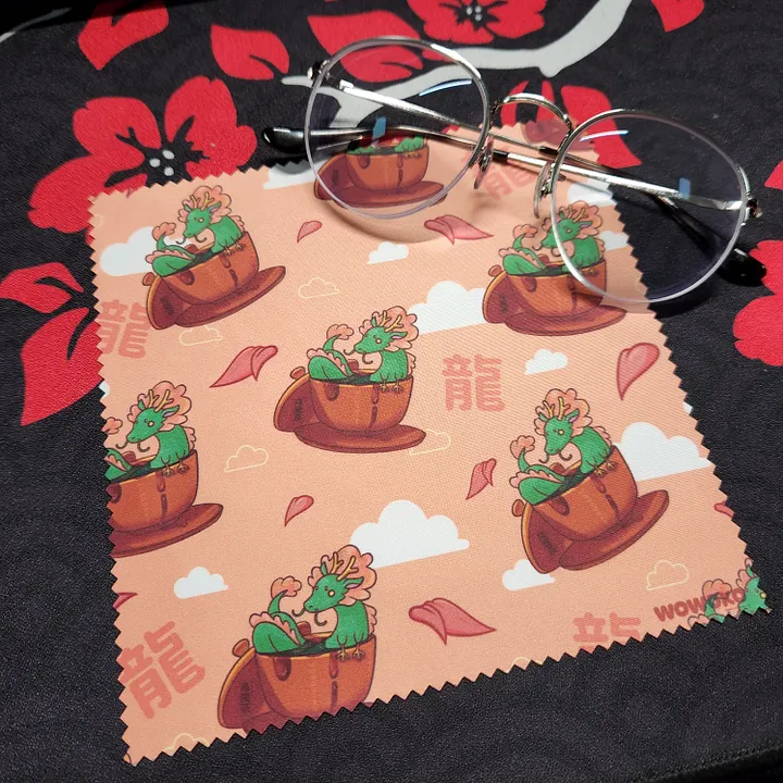 Micro Fiber Cloth - Zodiac Drinks - Oolong Tea Dragon product image (1)
