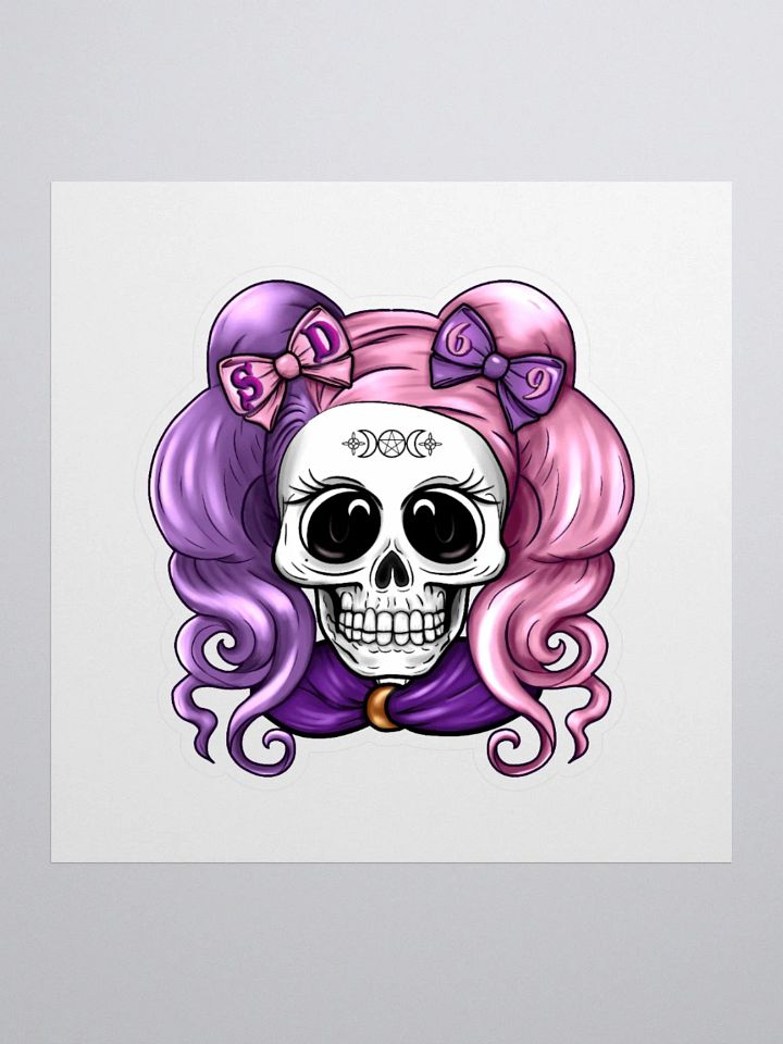Pastel Skull Ponytails Stickers product image (1)