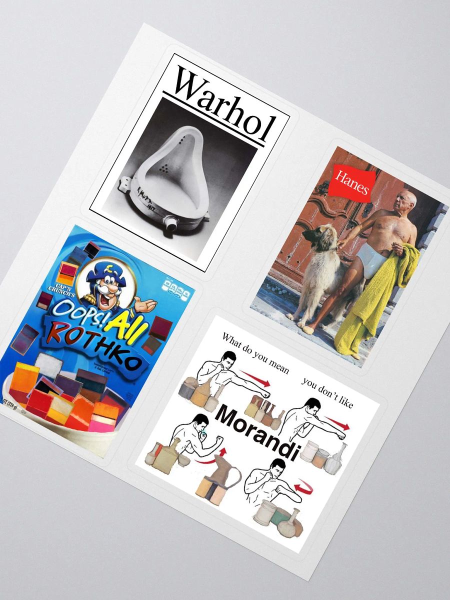 Art History sticker set product image (1)