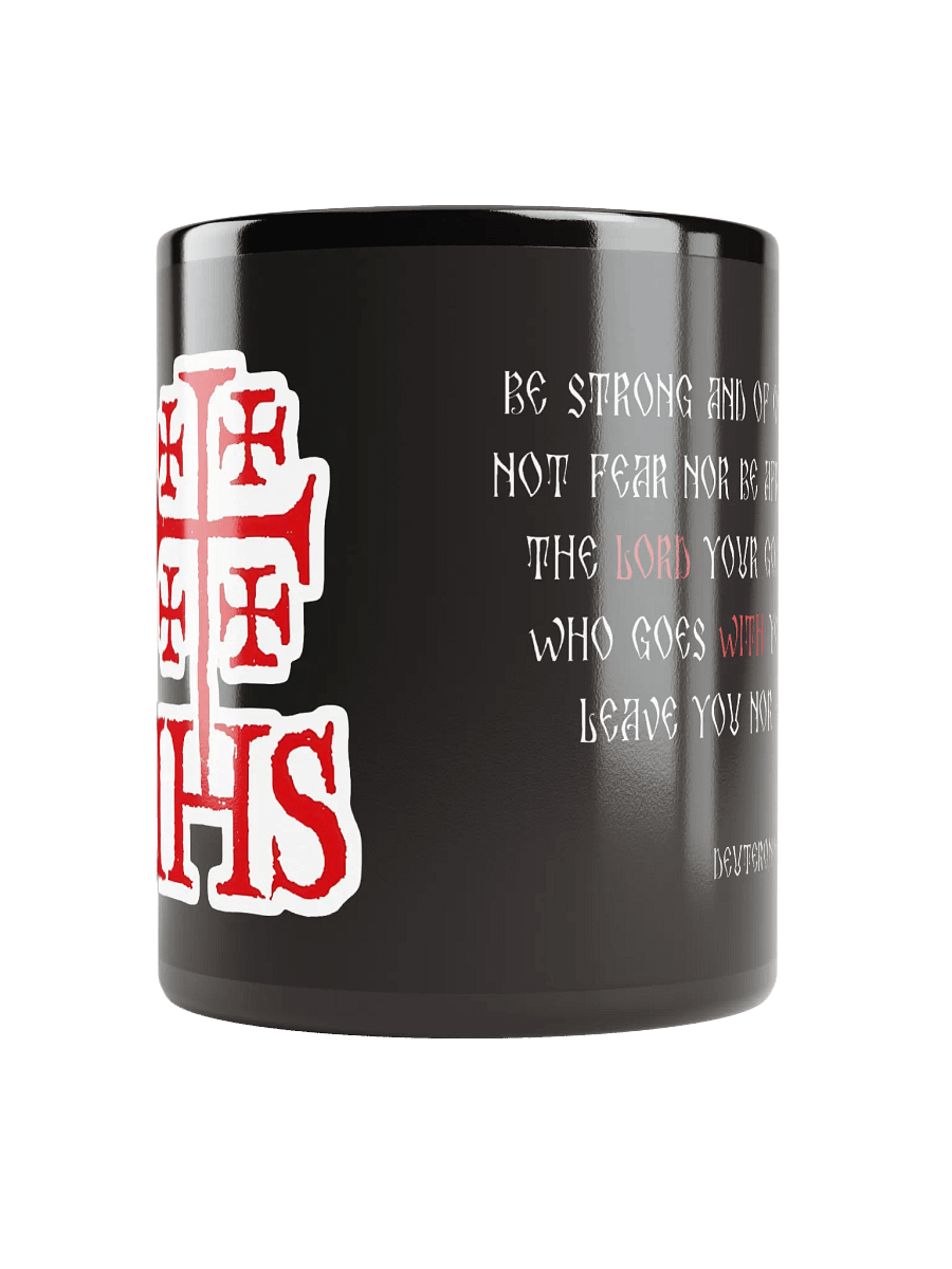 Divine Cross Black Mug product image (3)