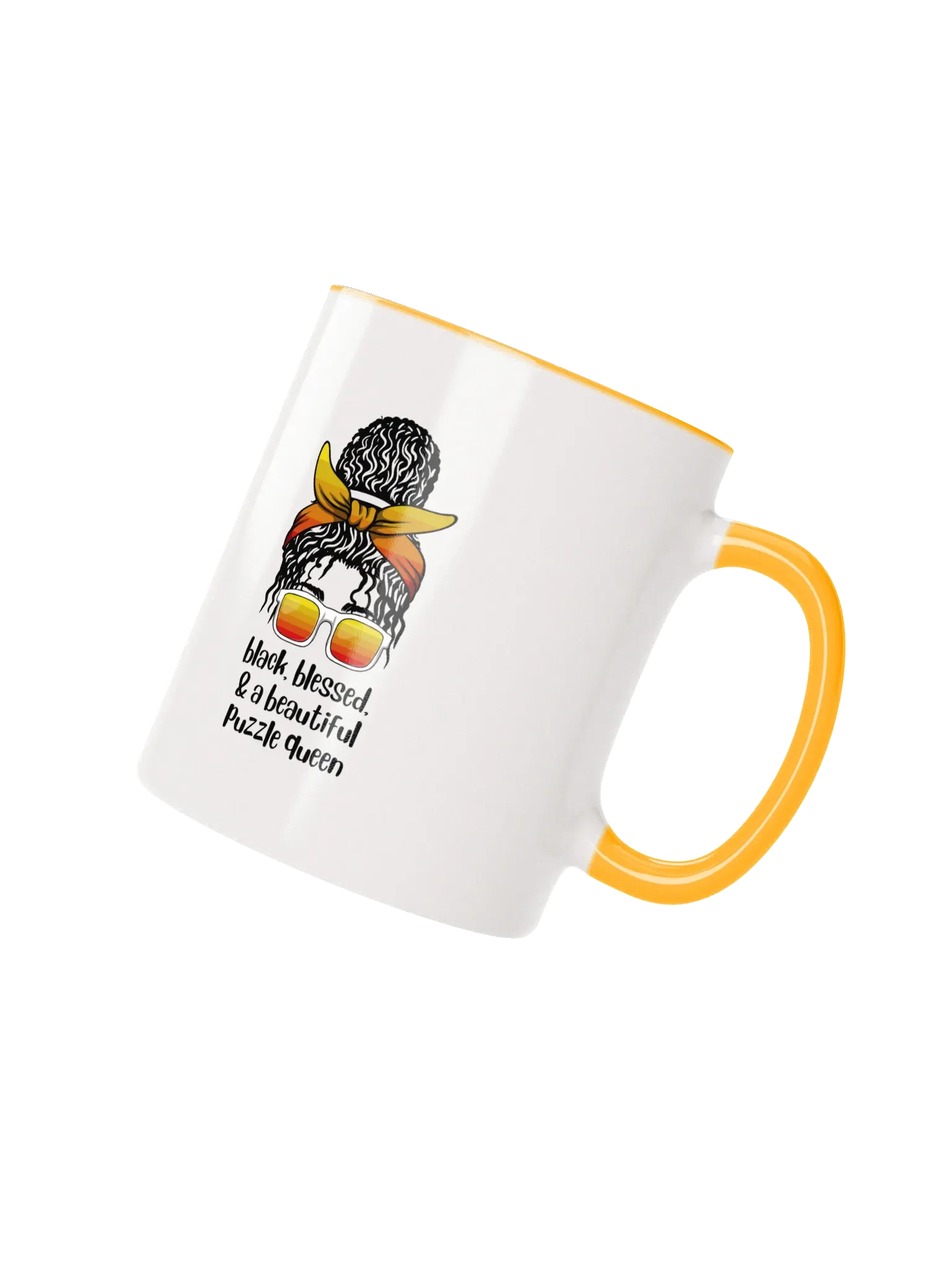 Black, Blessed, & a Beautiful Puzzle Queen Coffee Mug product image (2)