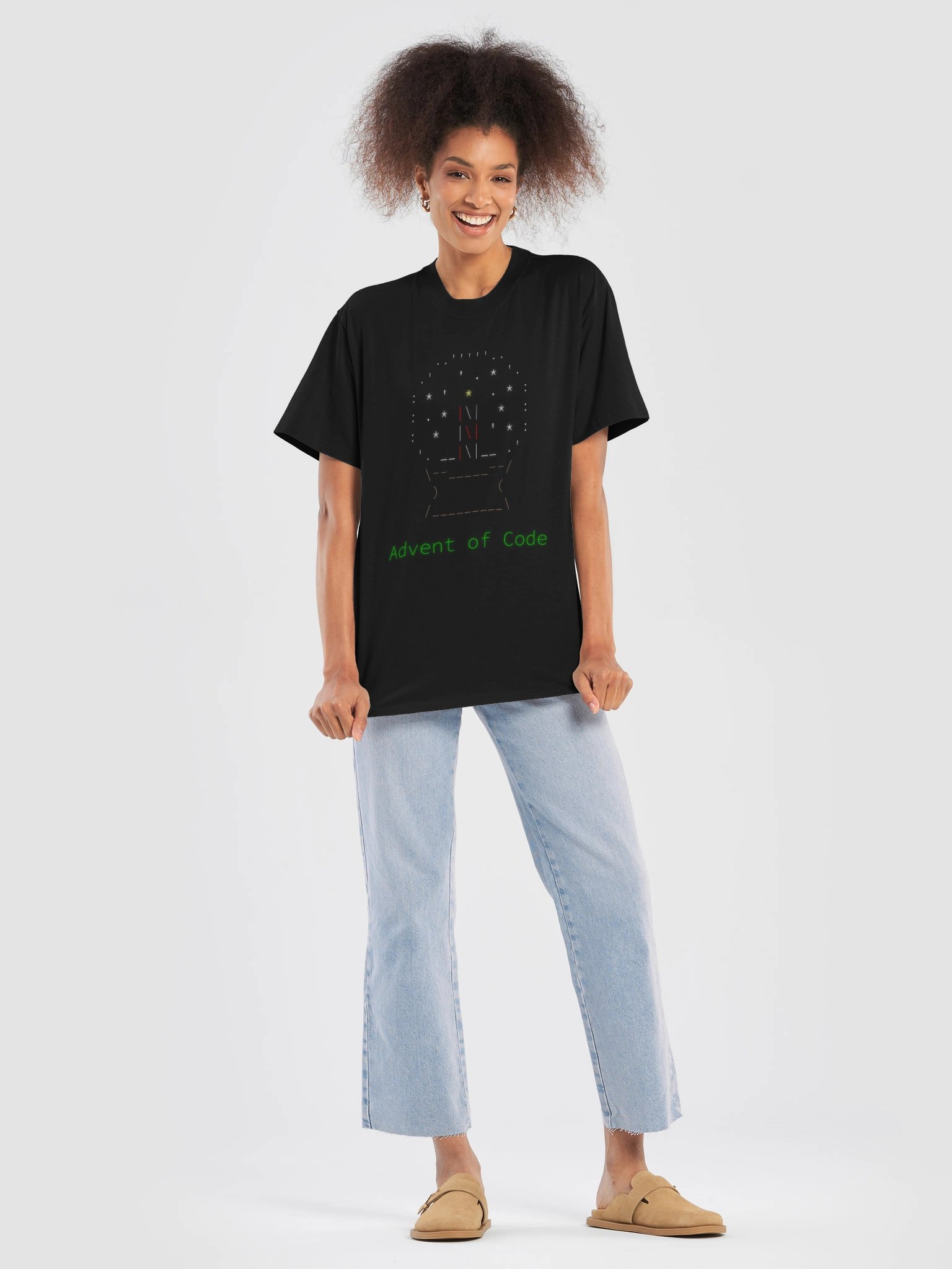 Advent of Code 2025 - Oversized T-Shirt product image (7)