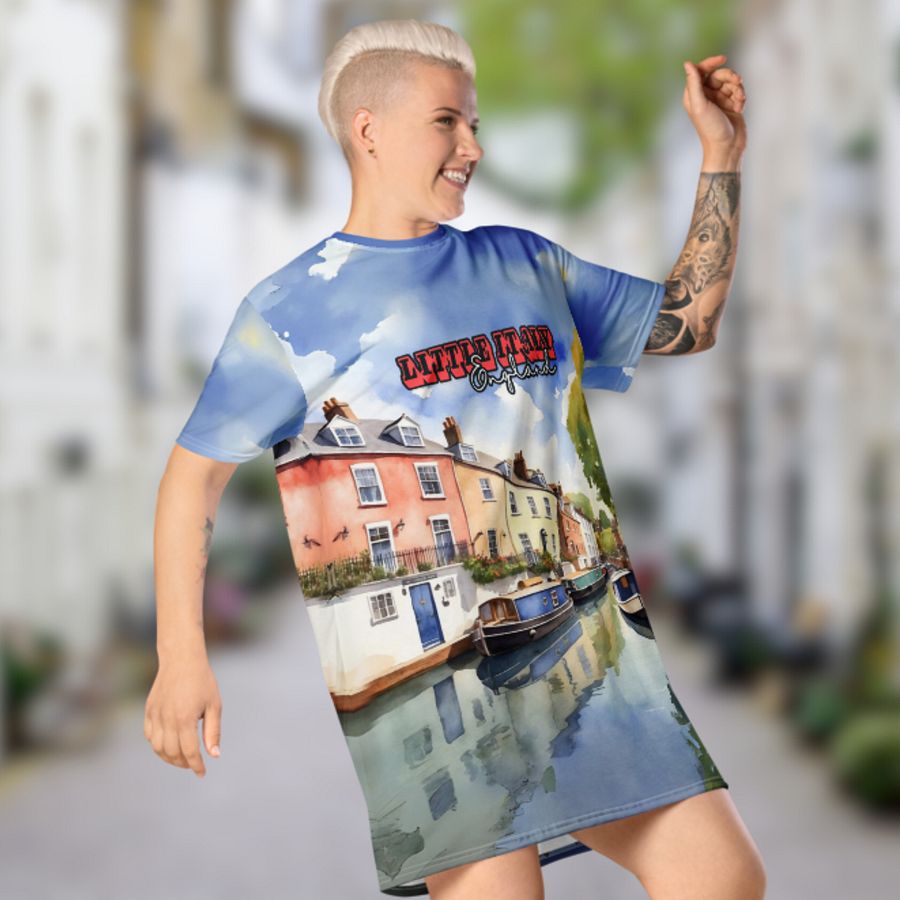 Little Italy - England - All Over Print - Watercolor - T-shirt Dress product image (9)