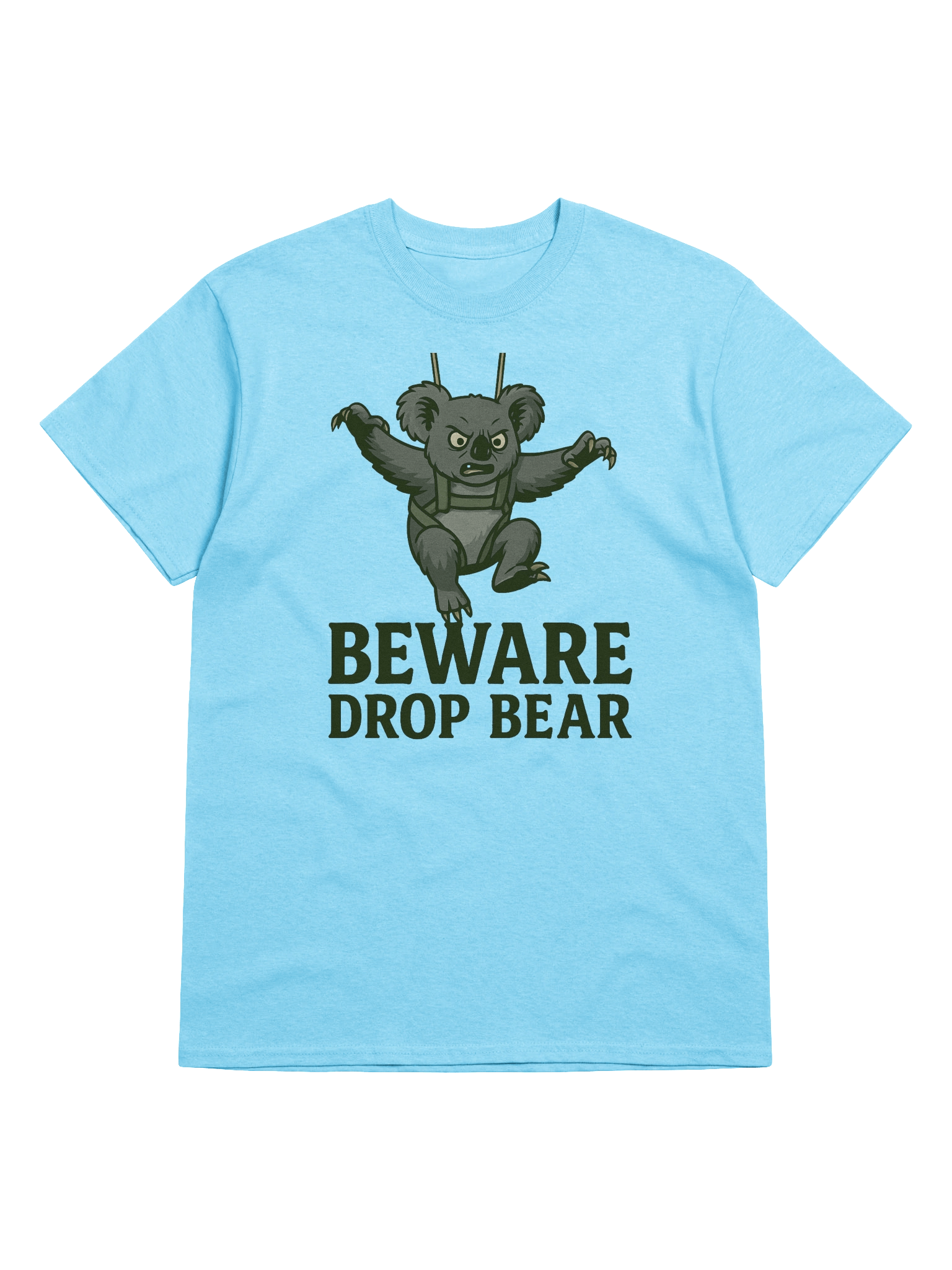 Funny Drop Bear T-Shirt – Gildan 5000 Unisex Heavy Cotton Tee product image (2)