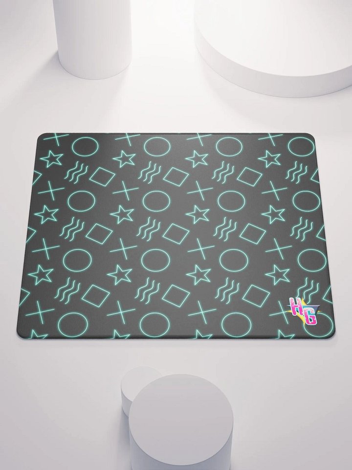 ESP Card Pattern Hunter's Guild Emblem Mouse Pad—Minty Edition product image (1)