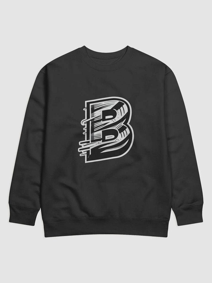 Dynamic Motion Letter B Graphic Sweatshirt product image (1)