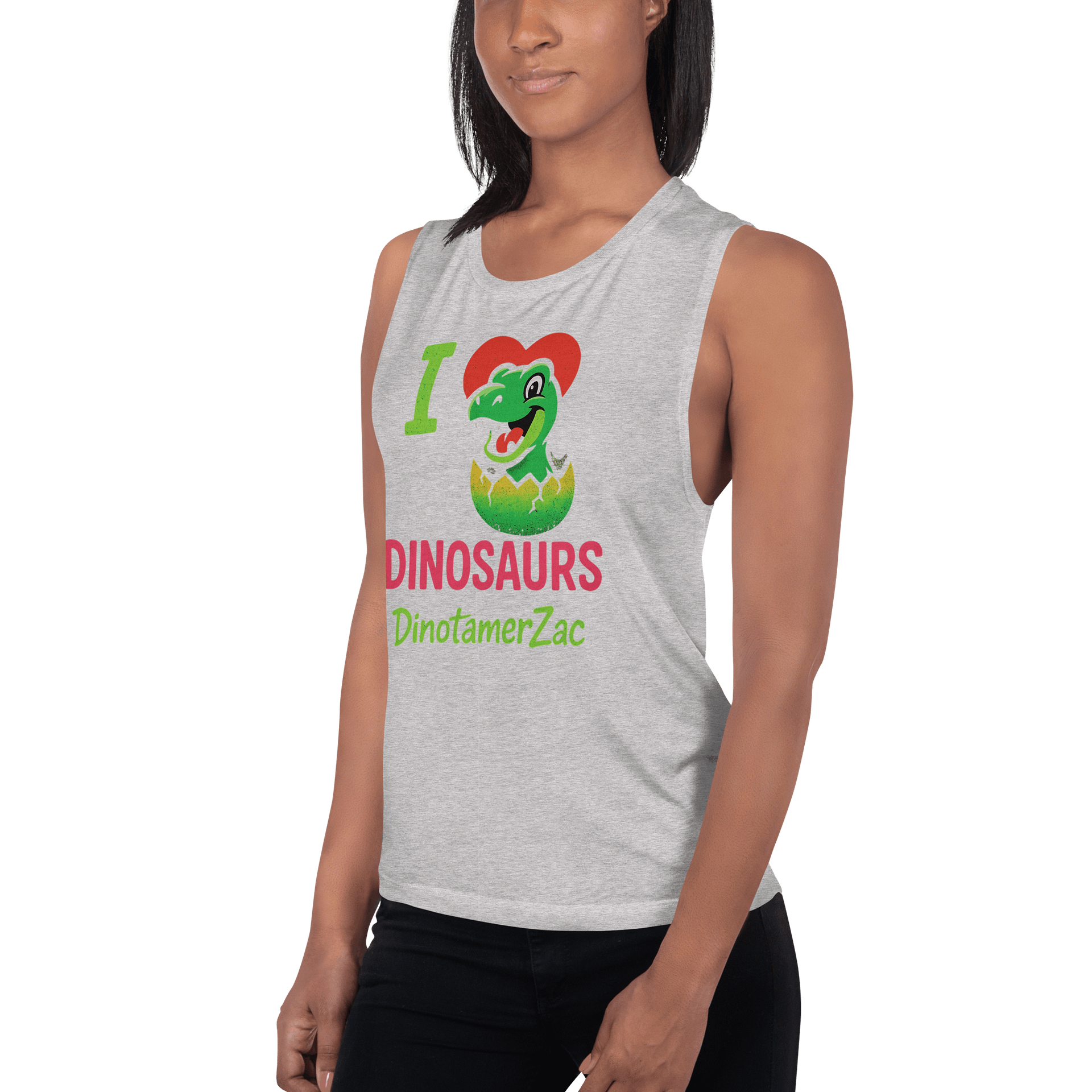 Woman’s I love Dinosaurs Tank product image (9)