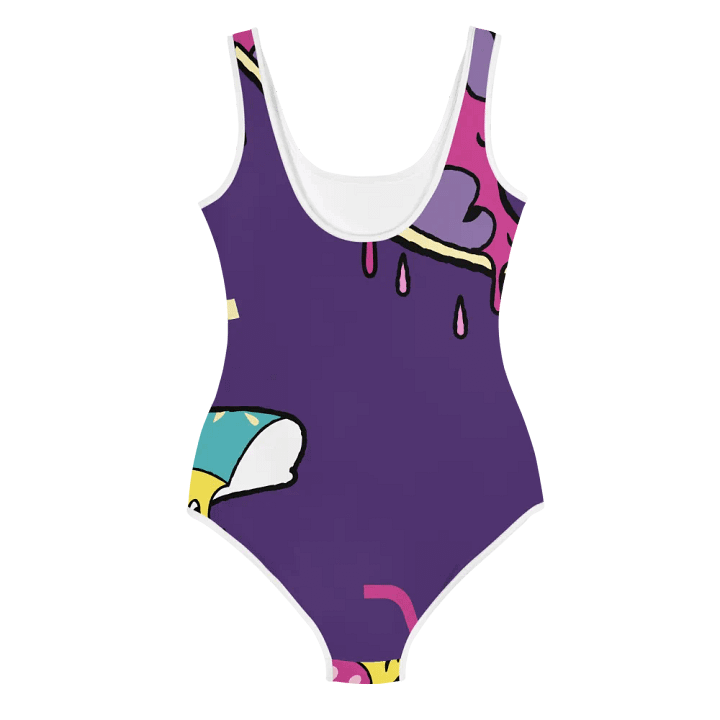 Melting Pizza Party Youth Swimsuit product image (2)