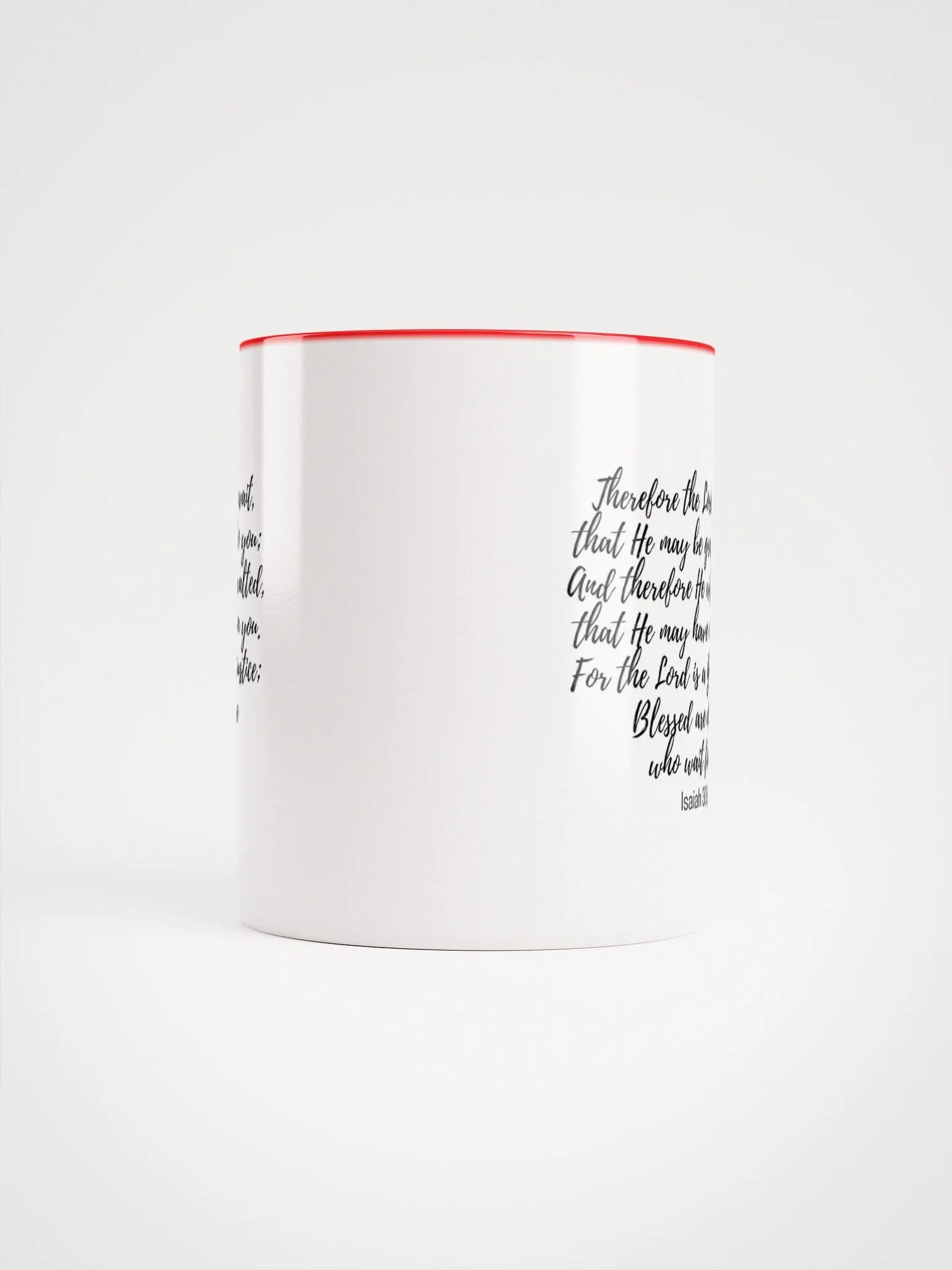 The Lord Will Wait, That He May Be Gracious To You Isaiah 30:18 Two-Tone Mug 11/15oz product image (5)