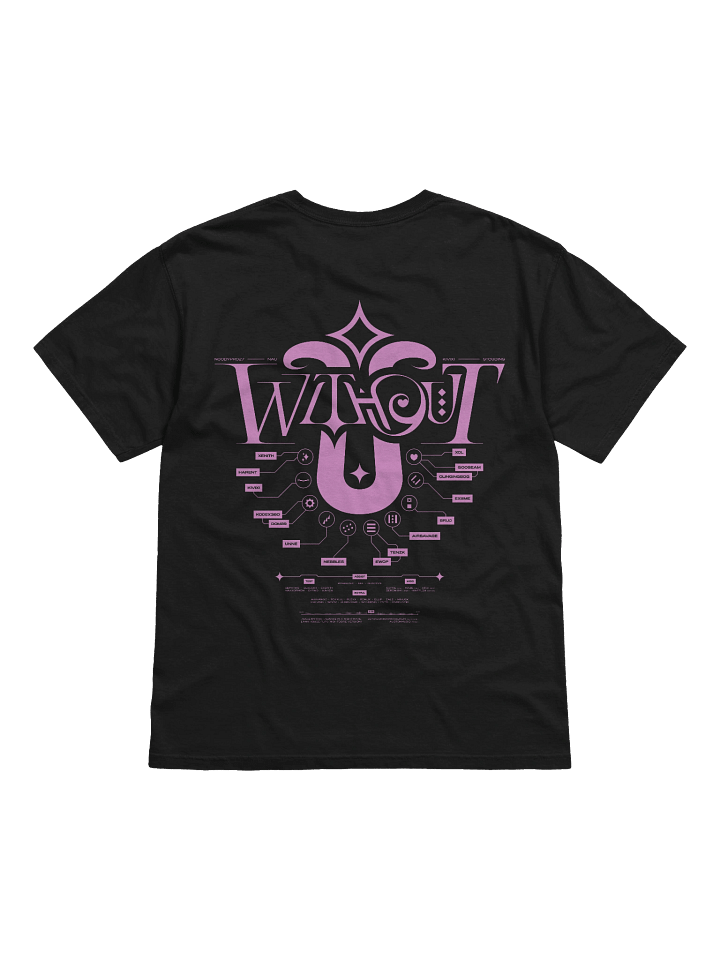 W/O U Pink/Black Shirt product image (2)