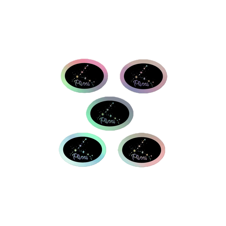 Pisces, Constellation, Holo Sticker Pack product image (1)