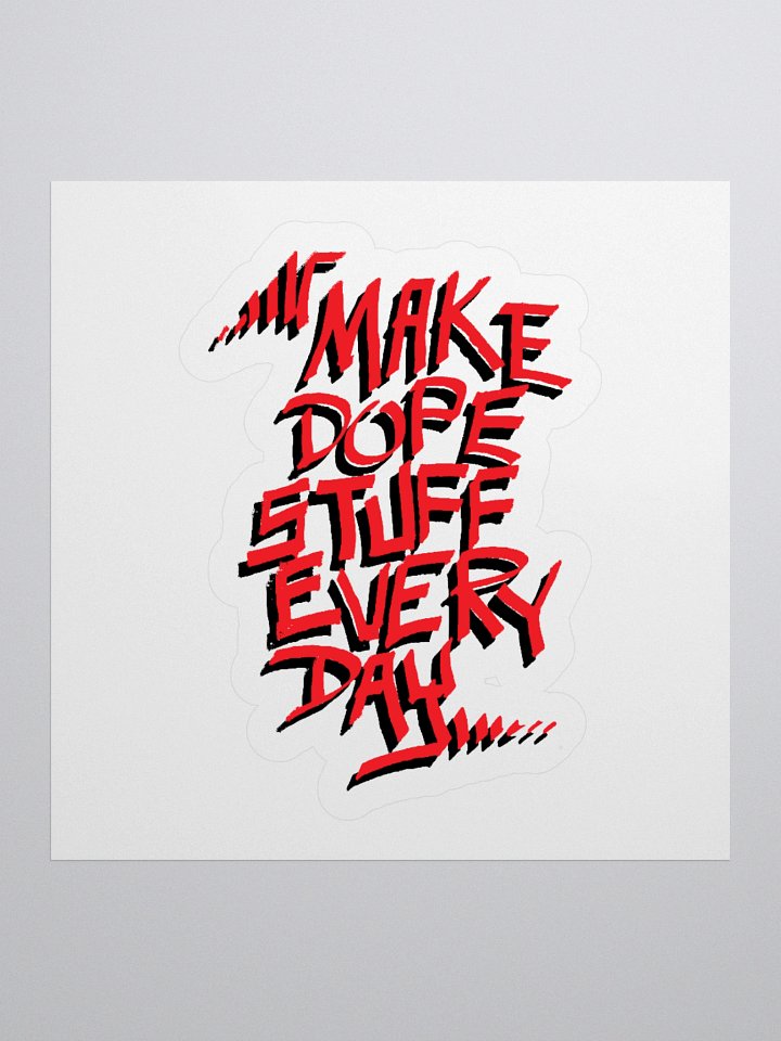 Dope Stuff Graffiti Kiss Cut Stickers product image (3)