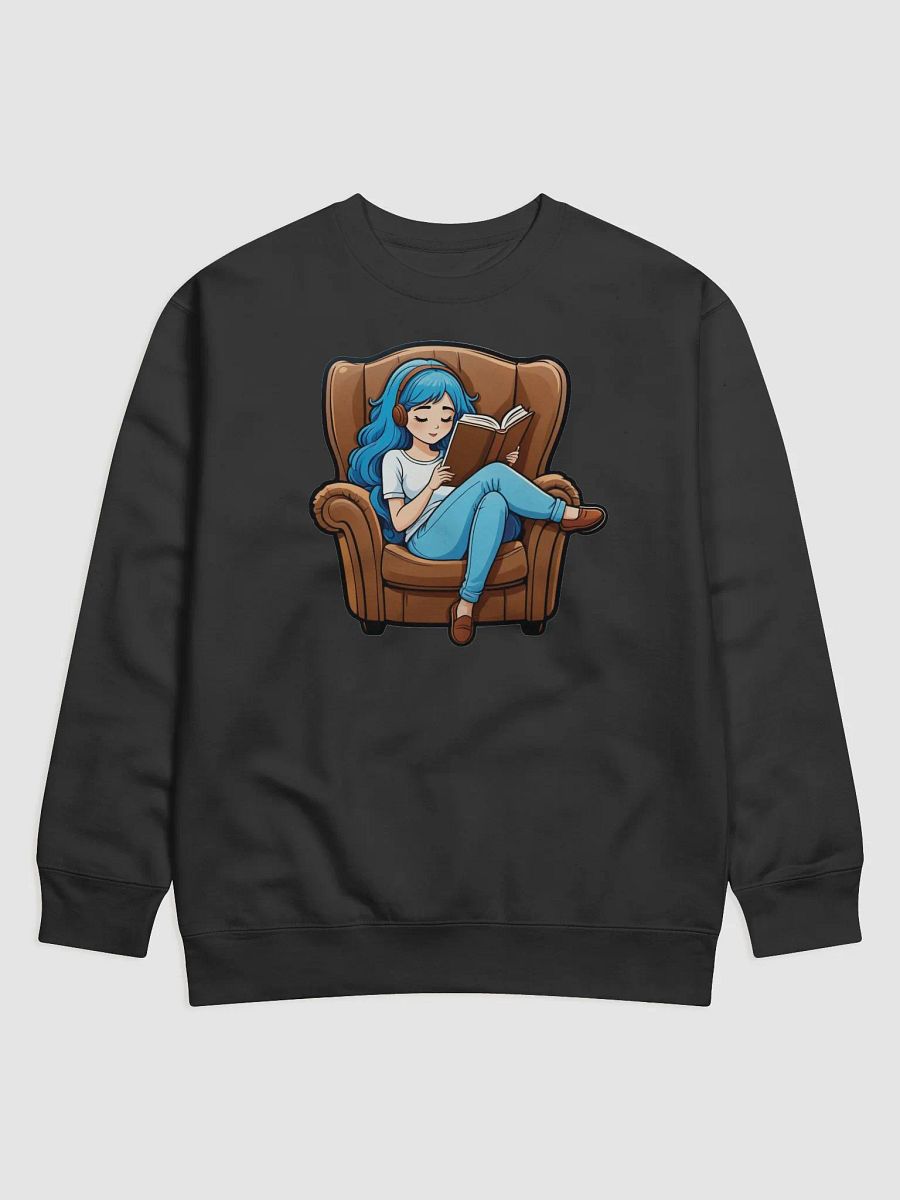 Blissful Reading Cartoon Sweatshirt product image (1)