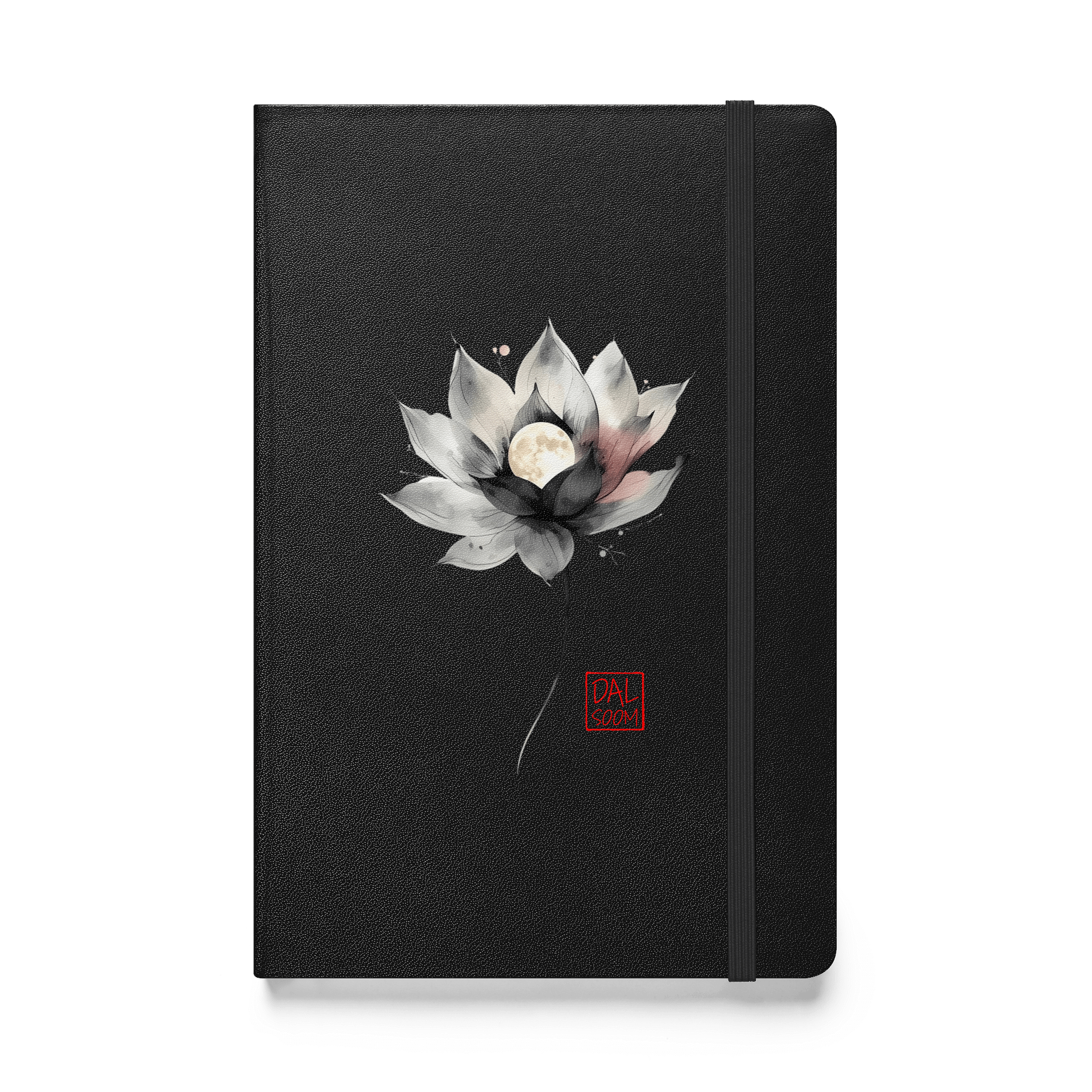 Moonlit Lotus Hardcover Notebook product image (1)