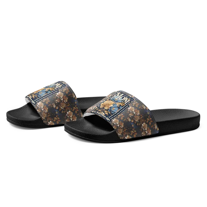 Funny Mom Floral All Over Print Slides product image (2)
