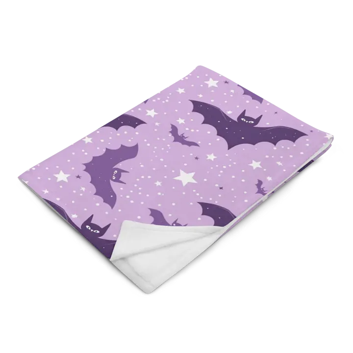 Purple Bats Blanket product image (2)