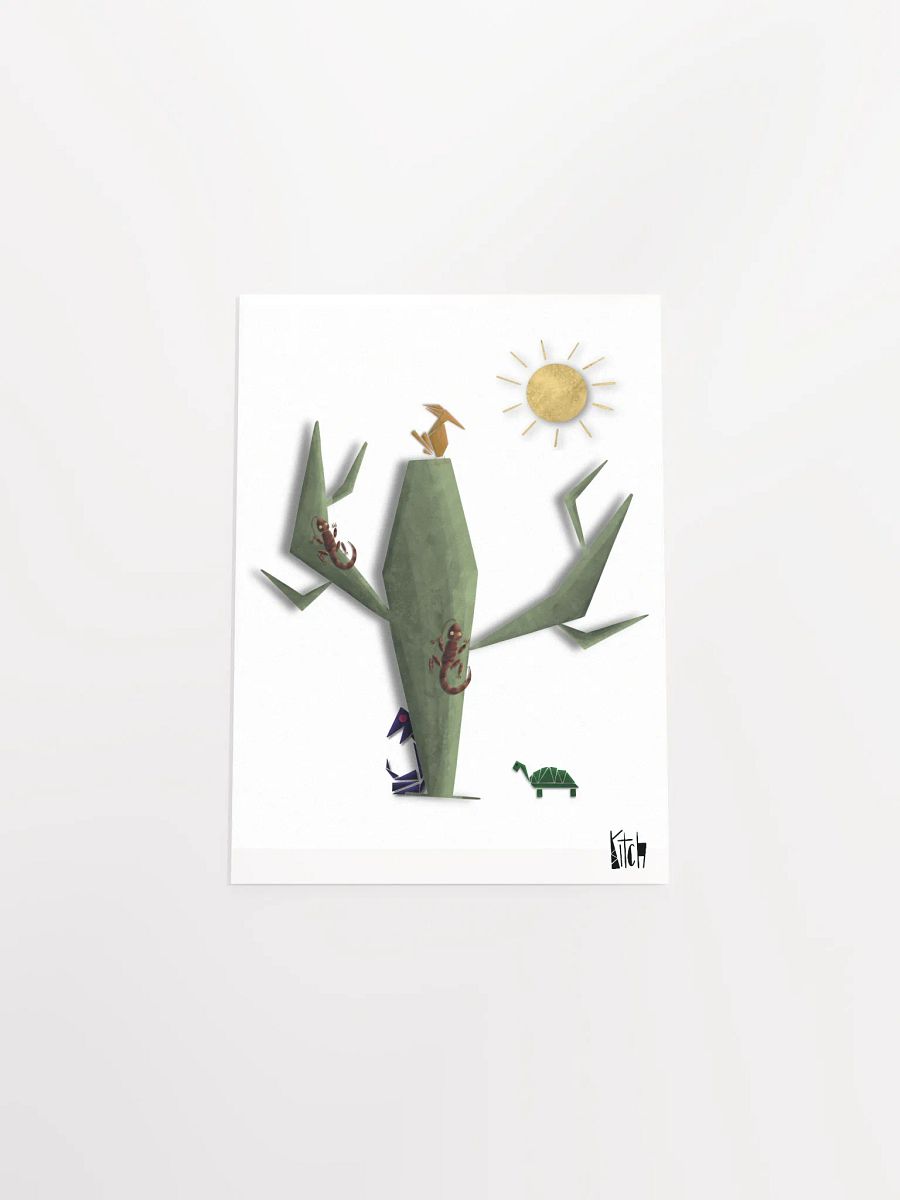 Geometric Desert Art Print product image (4)
