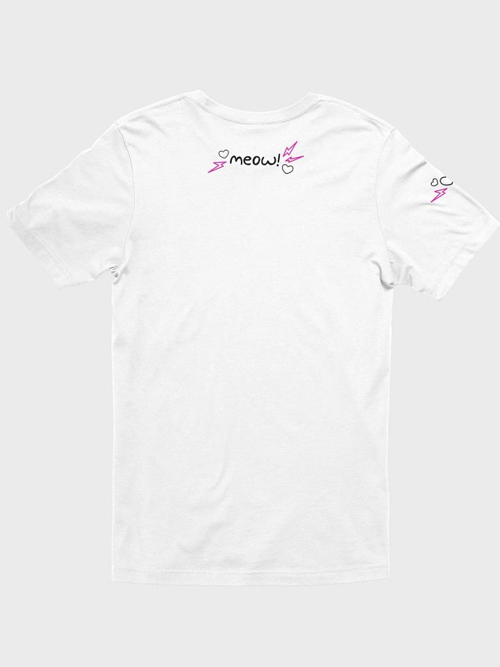 Lovely Digital Meow // T-Shirt - Neon Pink - Light Mode product image (2)