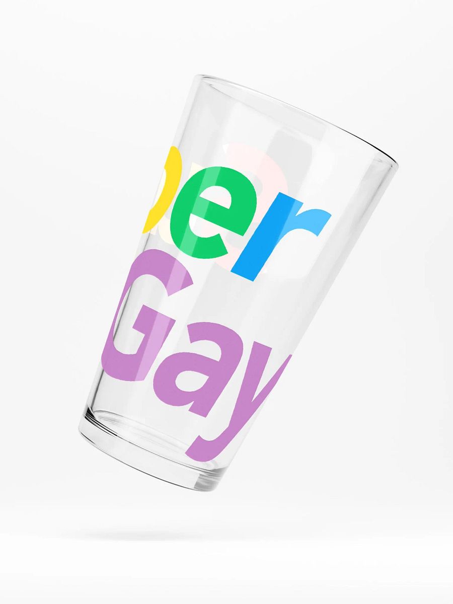 Super Gay Pint Glass product image (5)