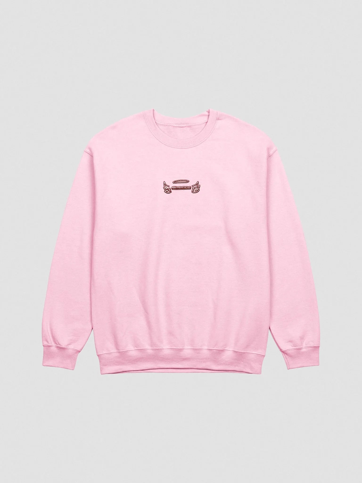 ANGELIC (maroon bubble design 2) embroidered crewneck product image (5)