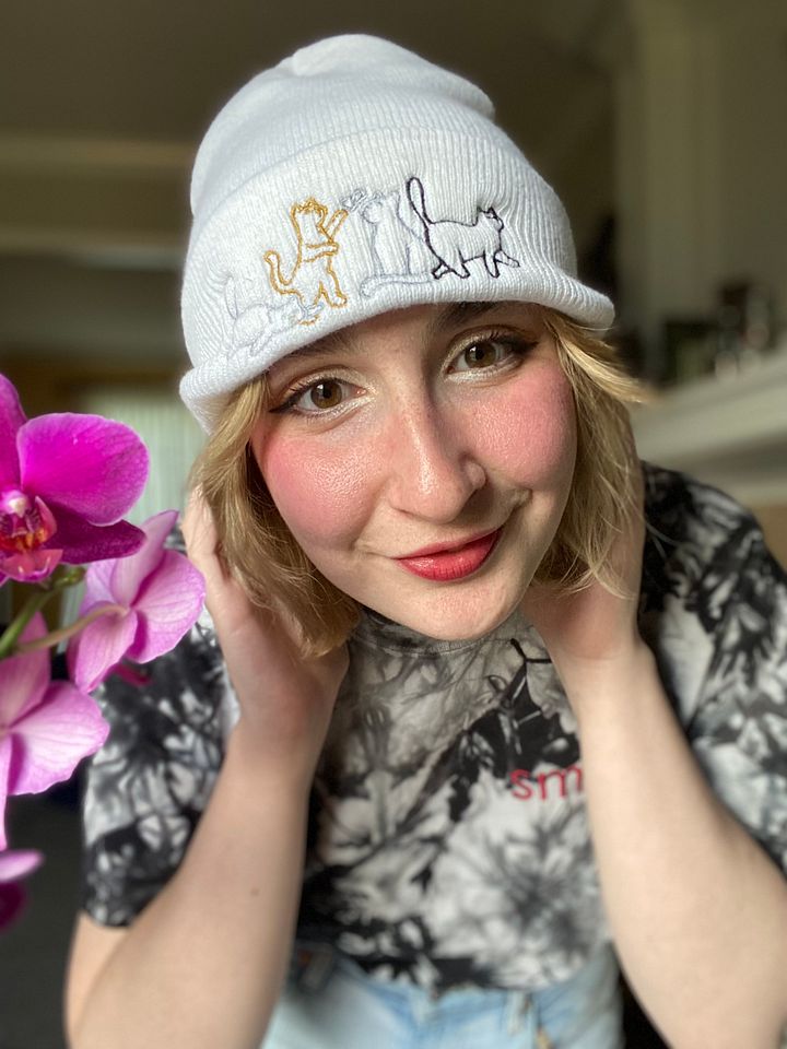 Button Cat Beanie product image (1)