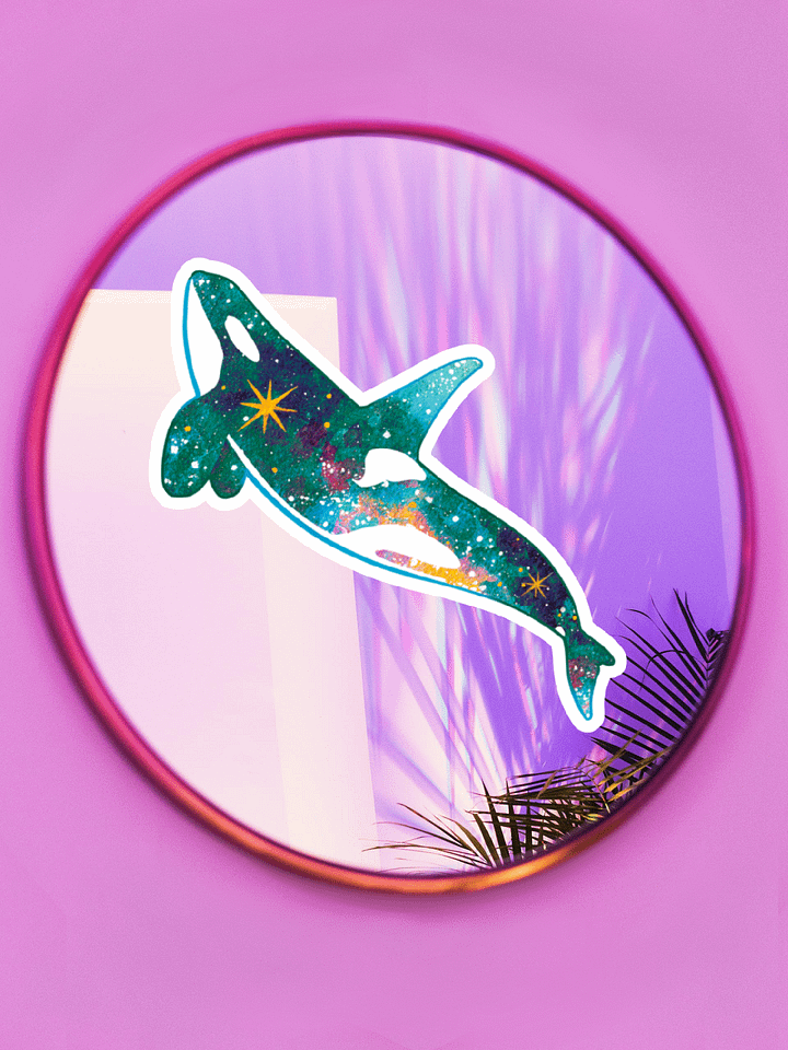 Galaxy Orca - Teal Variation Magnet product image (1)