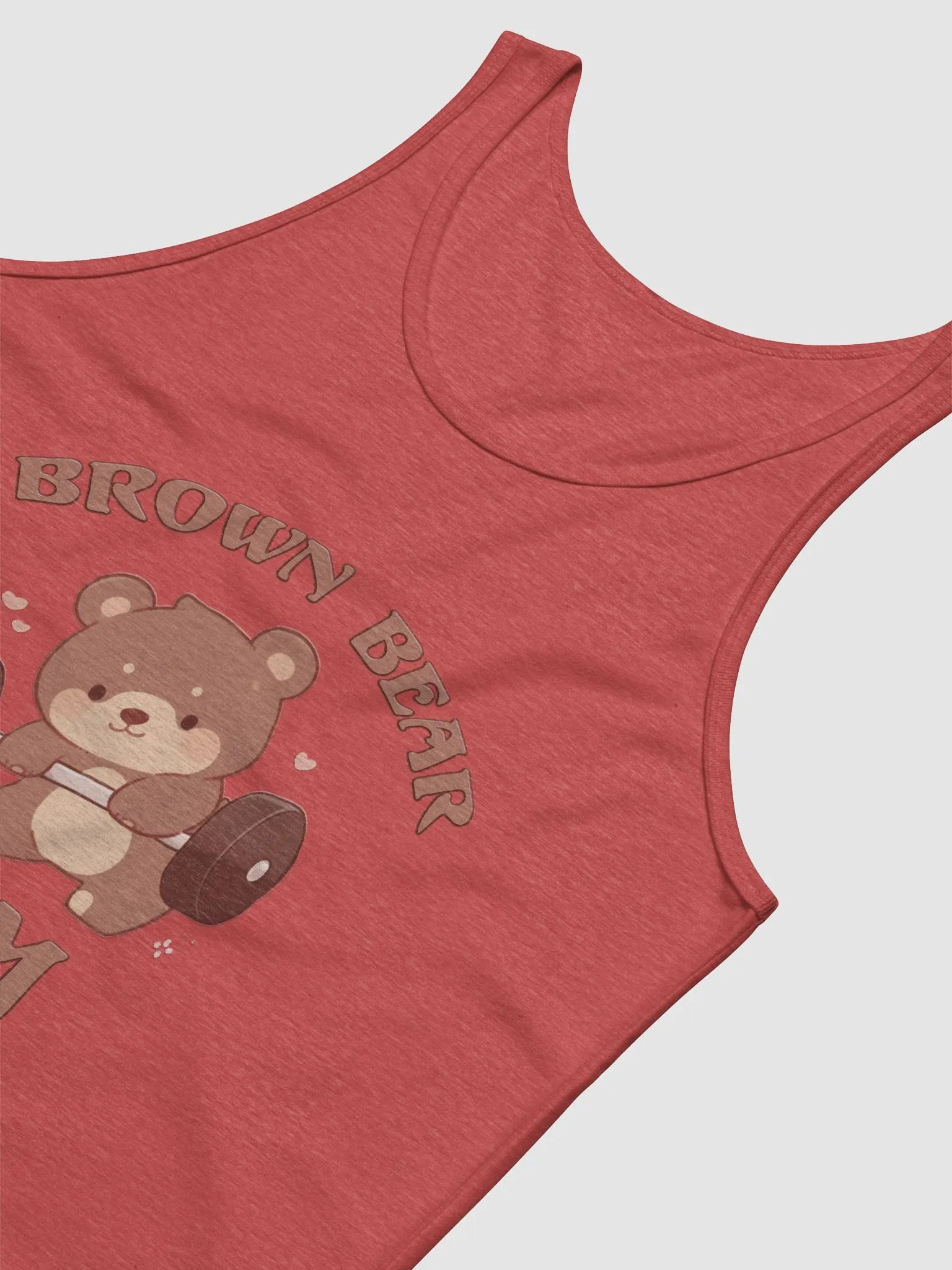 Brown Bear Gym (Cute) - Tank Top product image (3)