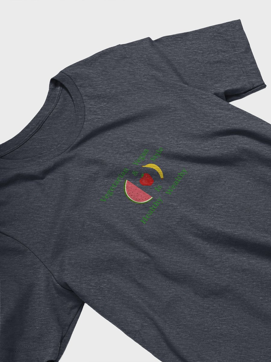 Healthy Wealthy Vegetarian & Vegan T-Shirt product image (3)