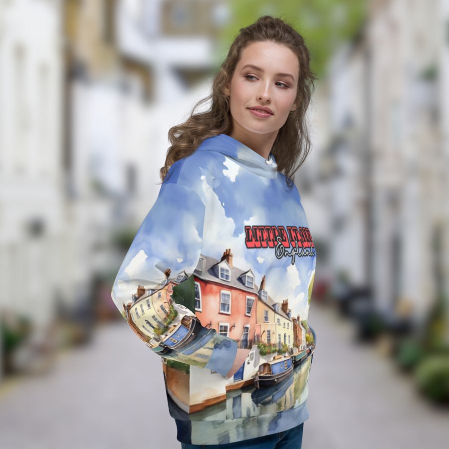 Little Italy - England - All Over Print - Watercolor - Hoodie product image (11)