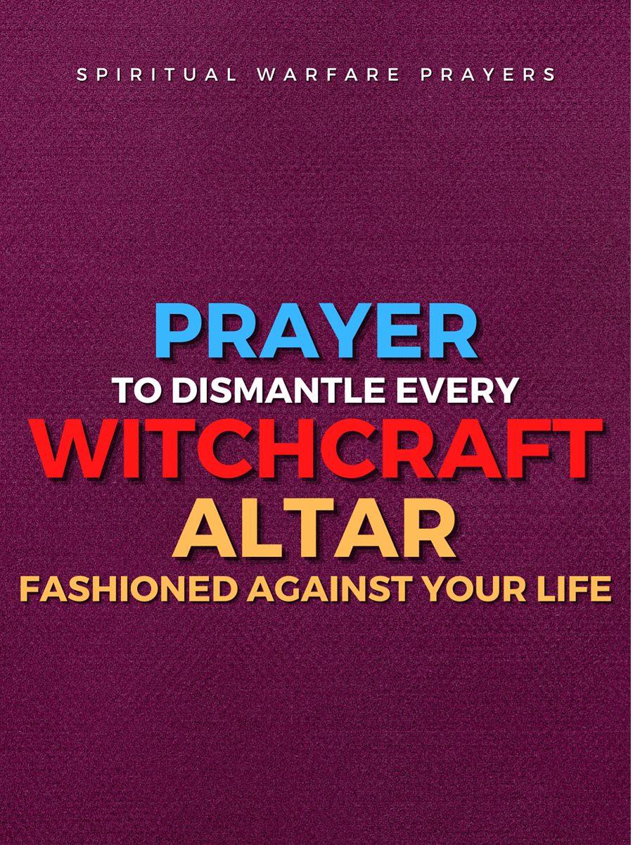 Prayer To Dismantle Witchcraft Altars product image (1)