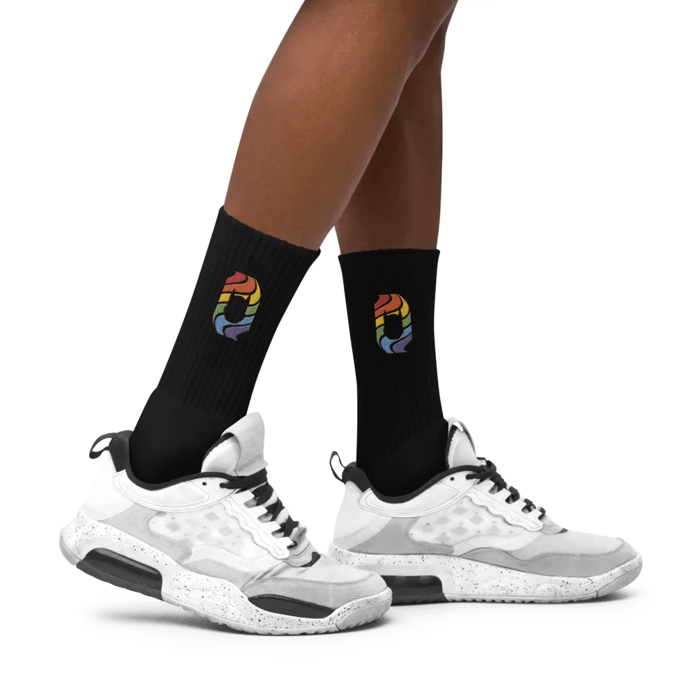Pup in Rainbow - Embroidered Socks product image (10)