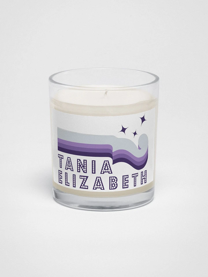 Unscented Soy Wax Candle with Tania Elizabeth Four Fiddles Logo product image (1)