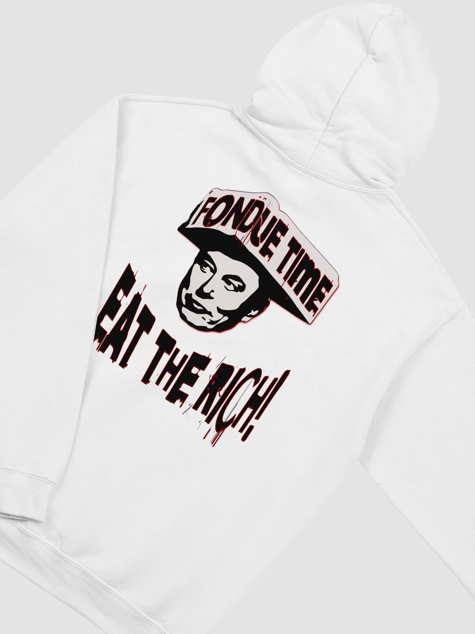 Eat the Rich - Fondue Time Hoodie White product image (3)