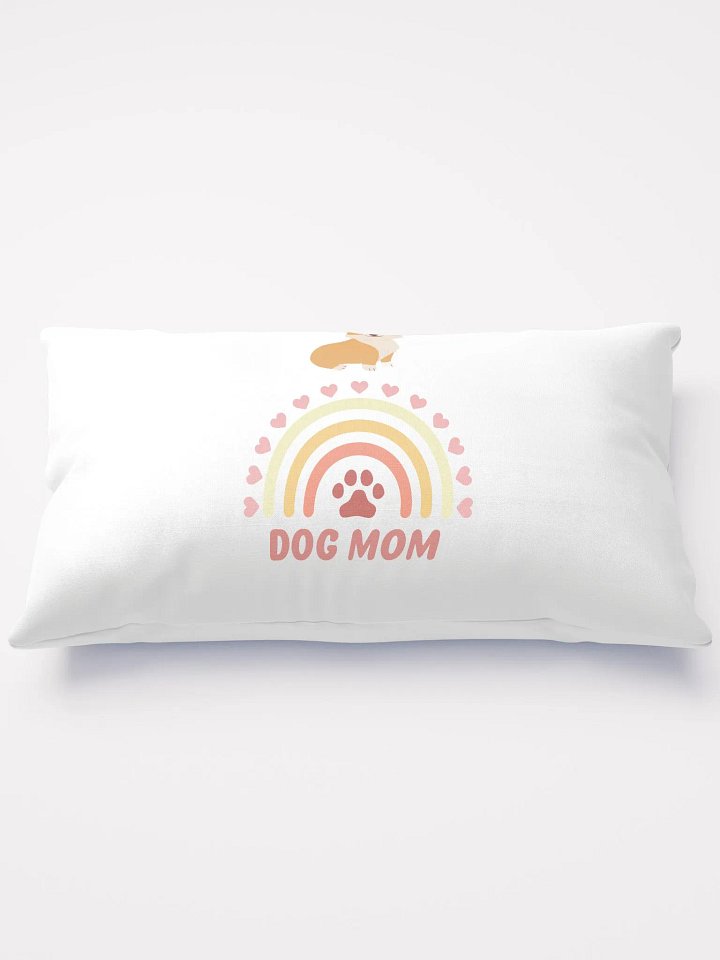 Rainbow Corgi Dog Mom Pillow product image (2)