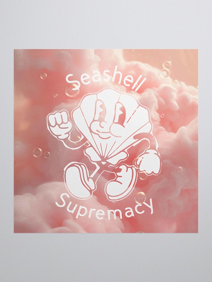 pink seashell sticker product image (1)